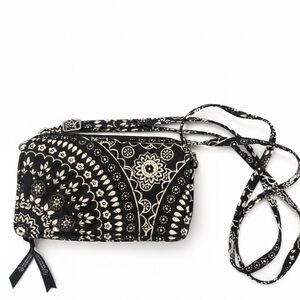 Vera Bradley Black and White Bandana Wallet Purse